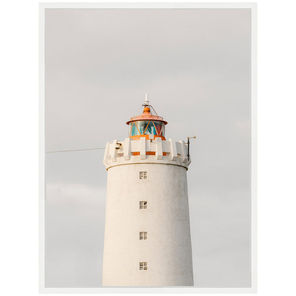 Kate & Laurel Sylvie Grotta Lighthouse Iceland Framed Canvas By Crystal Lynn Collins