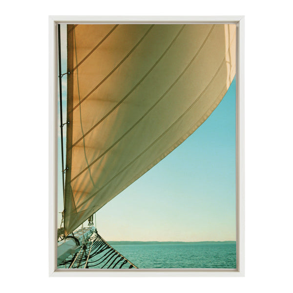Kate & Laurel Sylvie Gulf Winds Framed Canvas By Alicia Bock