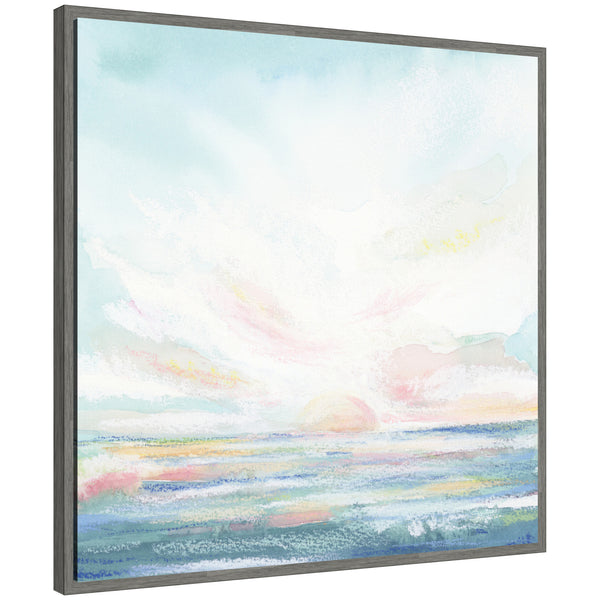 Kate & Laurel Sylvie Heavenly Framed Canvas By Julie Maida