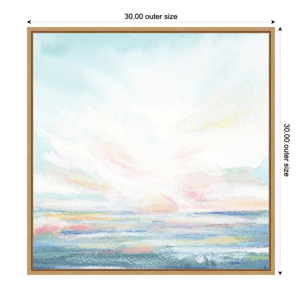 Kate & Laurel Sylvie Heavenly Framed Canvas By Julie Maida