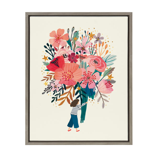 kate & laurel Sylvie Hope Framed Canvas by Mia Charro