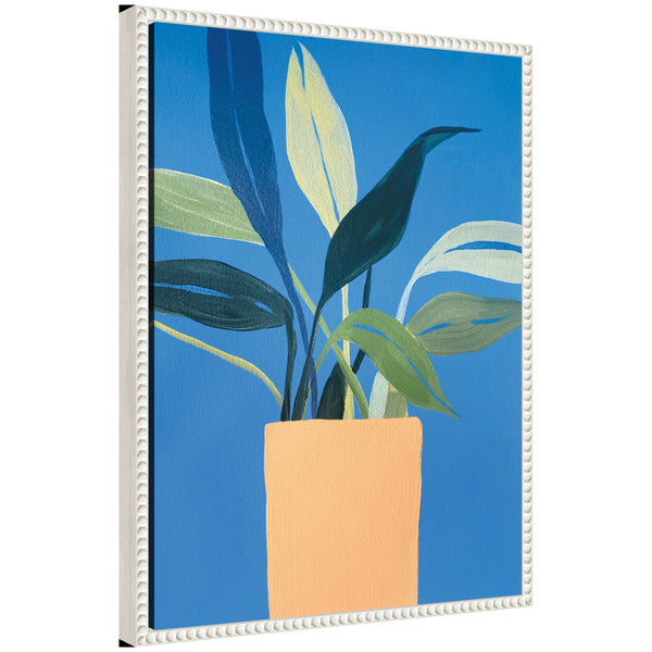 kate & laurel Sylvie House Plant Framed Canvas by Emma Daisy