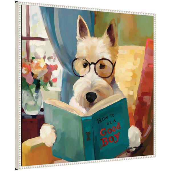 Kate & Laurel Sylvie How To Be A Good Boy Framed Canvas By Mary Sparrow
