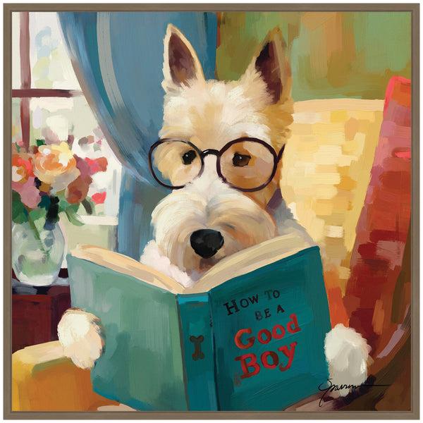 Kate & Laurel Sylvie How To Be A Good Boy Framed Canvas By Mary Sparrow