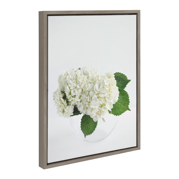 Kate & Laurel Sylvie Hydrangea Cluster Framed Canvas By Emiko And Mark Franzen Of F2Images