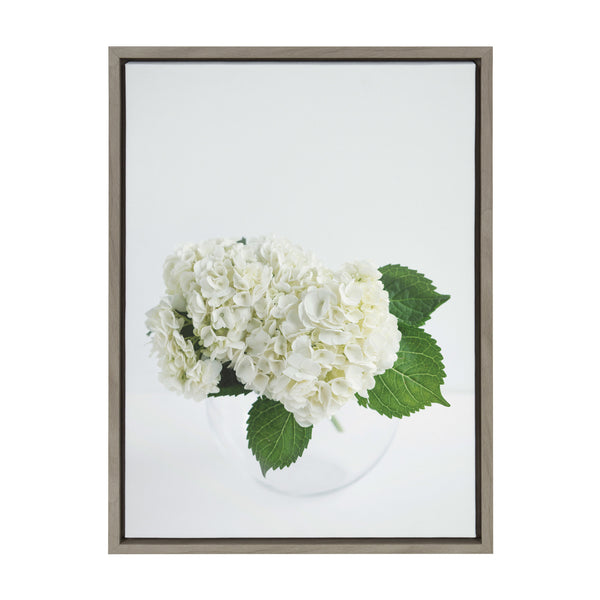 kate & laurel Sylvie Hydrangea Cluster Framed Canvas by Emiko and Mark Franzen of F2Images