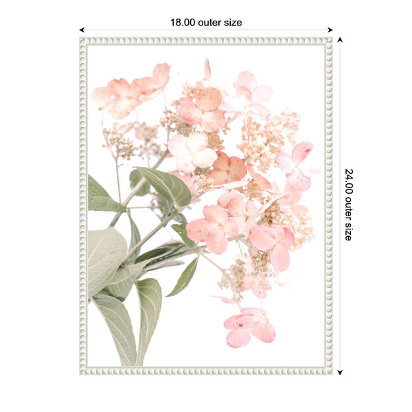 Kate & Laurel Sylvie Hydrangea Framed Canvas By Alicia Abla