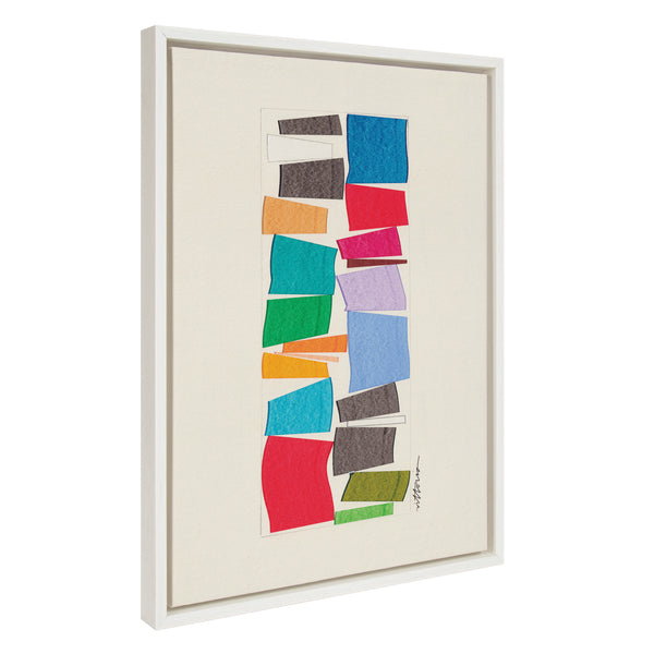 Kate & Laurel Sylvie I Am A Collector Framed Canvas By Amber Vittoria