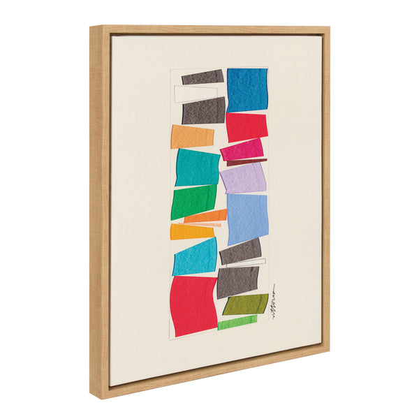 kate & laurel Sylvie I Am A Collector Framed Canvas by Amber Vittoria