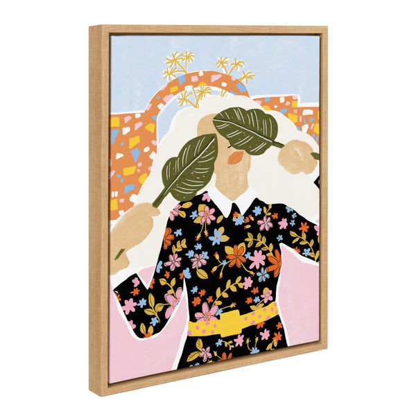 Kate & Laurel Sylvie I Can't See You Framed Canvas By Alja Horvat