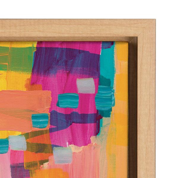 Kate & Laurel Sylvie I Feel Pretty Framed Canvas By Leah Nadeau