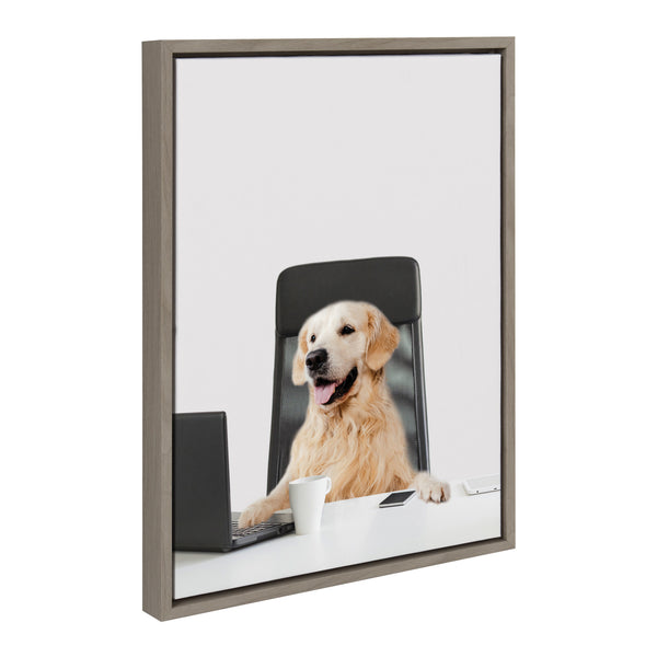 Kate & Laurel Sylvie I’m Denzel President Framed Canvas By The Creative Bunch Studio