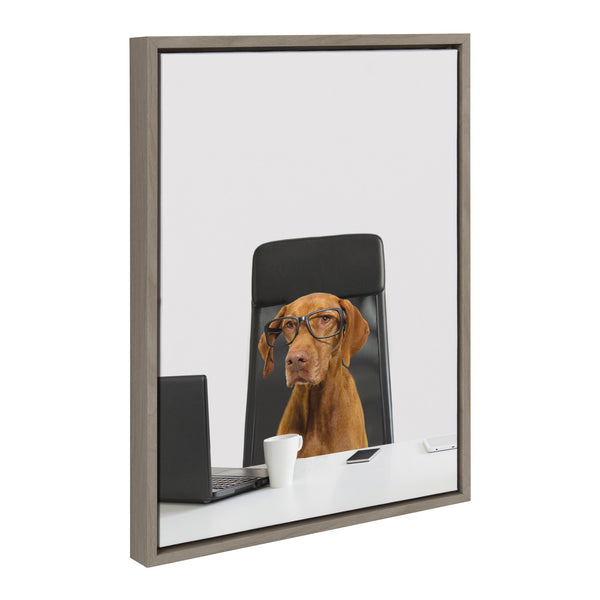 Kate & Laurel Sylvie I’m Diane. VP Of Engineering Framed Canvas By The Creative Bunch Studio