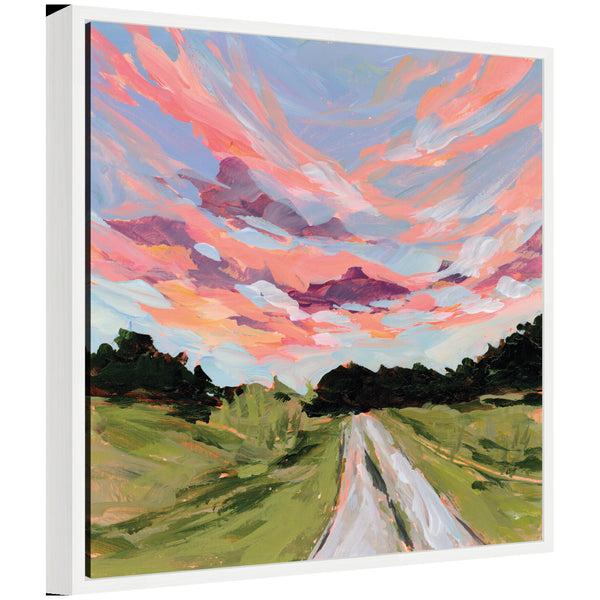 kate & laurel Sylvie Illinois Framed Canvas by Emily Kenney