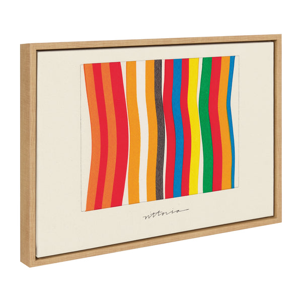 kate & laurel Sylvie Im Parallel to Myself Framed Canvas by Amber Vittoria