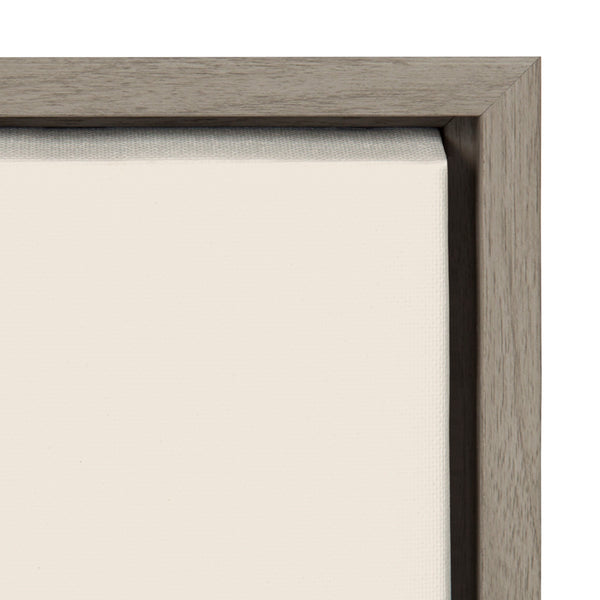 Kate & Laurel Sylvie Indigo Morning View Framed Canvas By Hannah Beisang