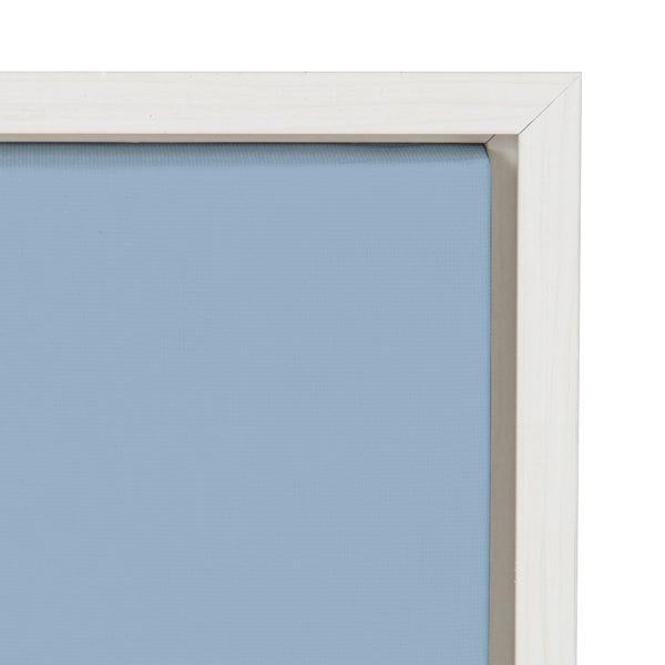 Kate & Laurel Sylvie Inky Hippo Framed Canvas By Lauradidthis