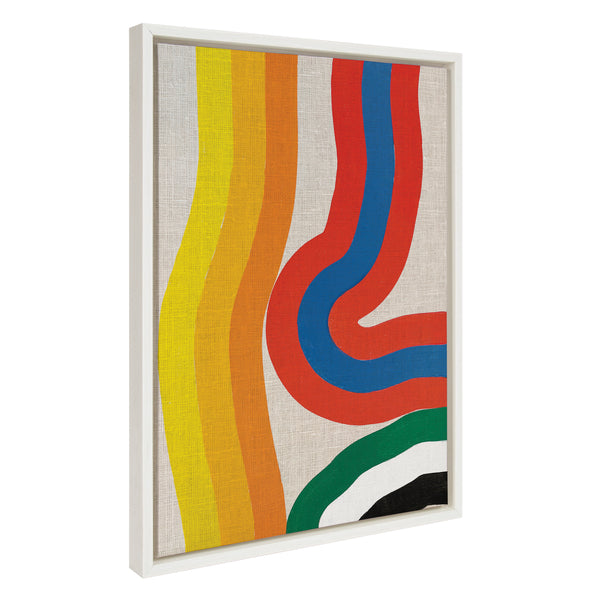 Kate & Laurel Sylvie It Depends On What You See Framed Canvas By Amber Vittoria