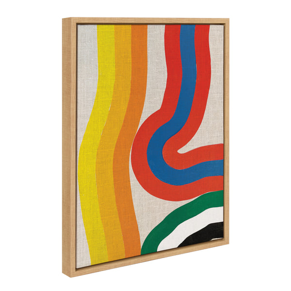 kate & laurel Sylvie It Depends on What You See Framed Canvas by Amber Vittoria
