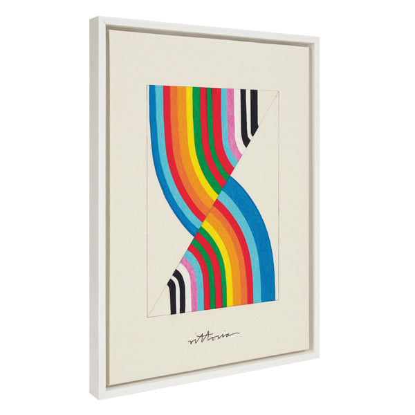 Kate & Laurel Sylvie Its Always An Almost Framed Canvas By Amber Vittoria