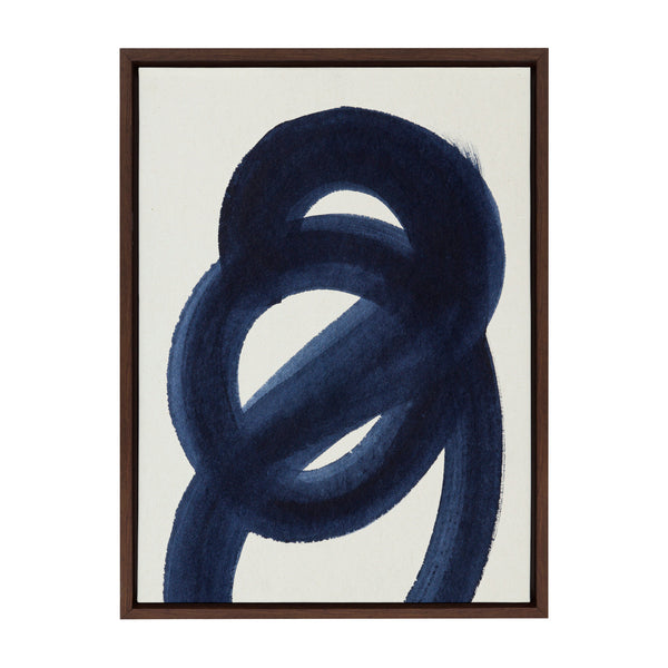 Kate & Laurel Sylvie Japandi 18 Framed Canvas By Rocket Jack