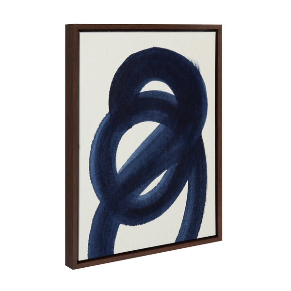 Kate & Laurel Sylvie Japandi 18 Framed Canvas By Rocket Jack