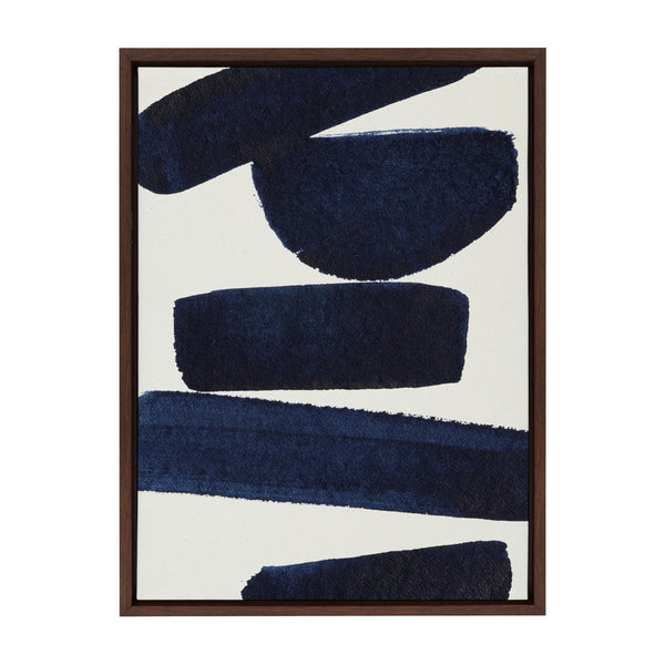 kate & laurel Sylvie Japandi 26 Framed Canvas by Rocket Jack