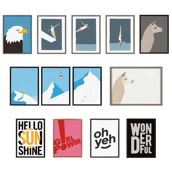 Kate & Laurel Sylvie Japandi 3 Japandi 26 And Japandi 4 Framed Canvas Set By Rocket Jack