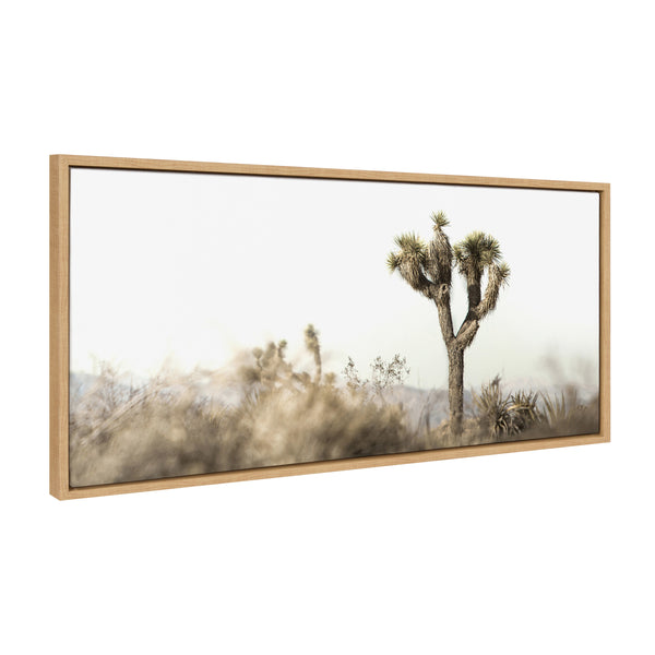 kate & laurel Sylvie Joshua Tree Landscape Framed Canvas by Saint and Sailor Studios