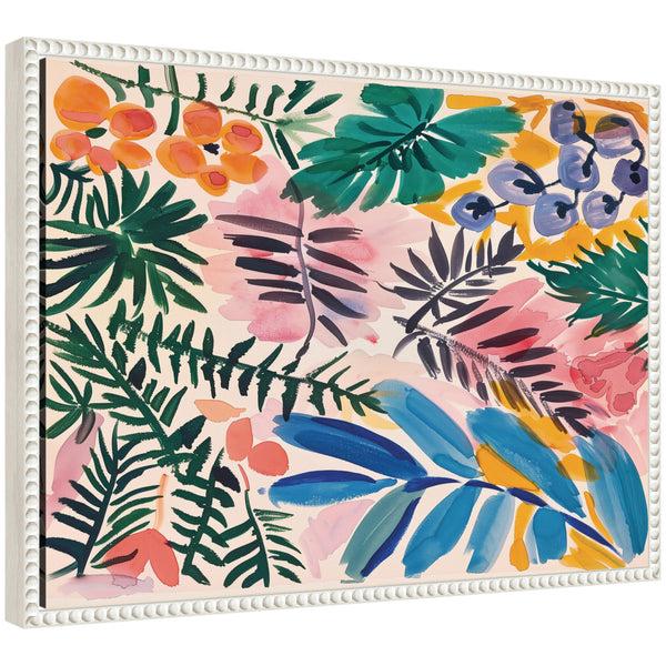 kate & laurel Sylvie Jungle Botanical Framed Canvas by Amy Lighthall