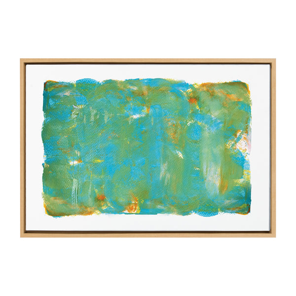 kate & laurel Sylvie Jungle Framed Canvas by Mentoring Positives