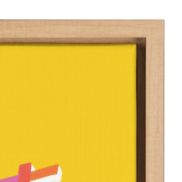 Kate & Laurel Sylvie Just Start Framed Canvas By Maria Filar