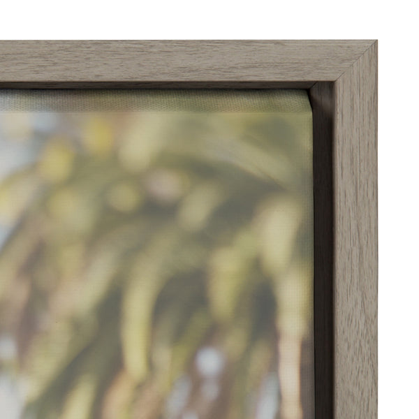 Kate & Laurel Sylvie LA California Palm Trees Framed Canvas By Laura Evans