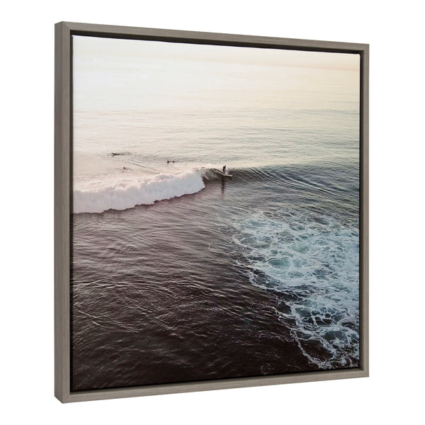 Kate & Laurel Sylvie La Jolla 1 Framed Canvas By Rachel Bolgov