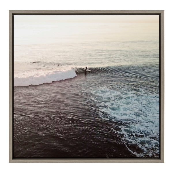 kate & laurel Sylvie La Jolla 1 Framed Canvas by Rachel Bolgov
