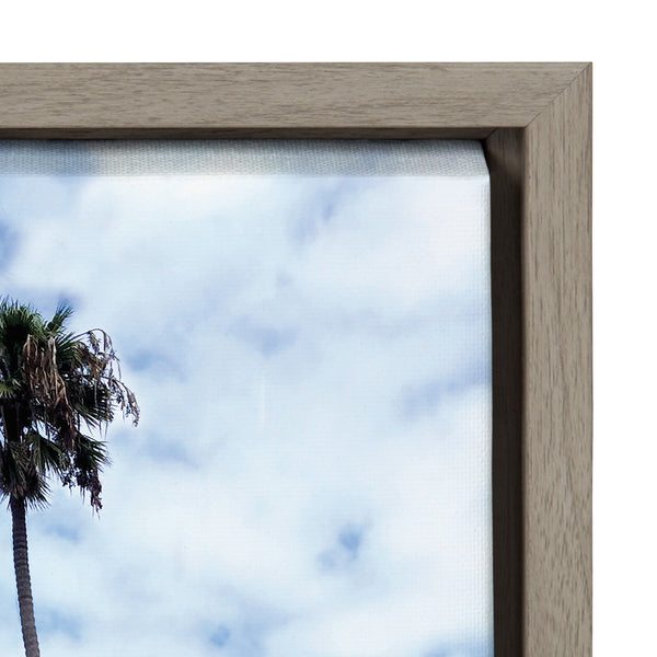 Kate & Laurel Sylvie La Jolla Commute Framed Canvas By Rachel Bolgov
