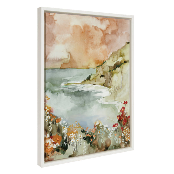 Kate & Laurel Sylvie Landscape 04 Framed Canvas By Annie Quigley