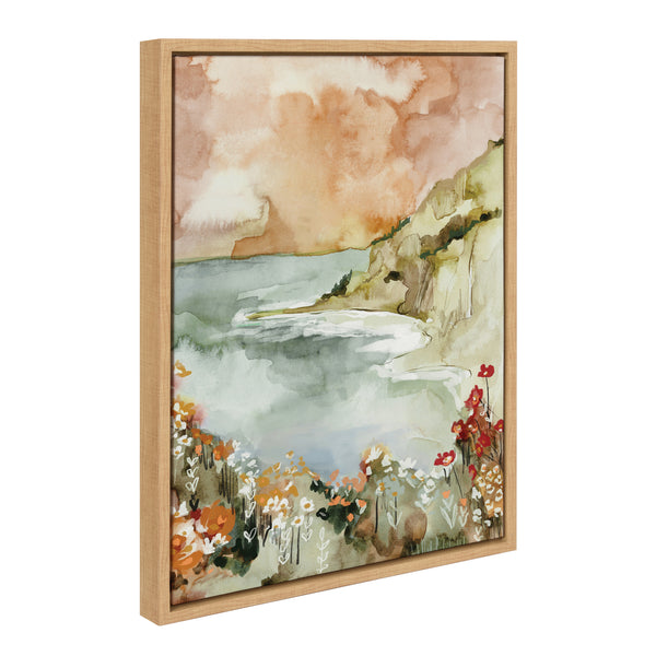 kate & laurel Sylvie Landscape 04 Framed Canvas by Annie Quigley