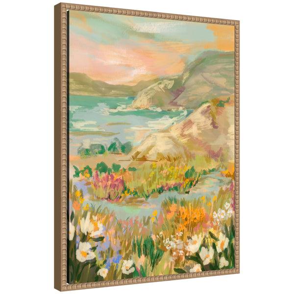 Kate & Laurel Sylvie Landscape 4 Framed Canvas By Annie Quigley