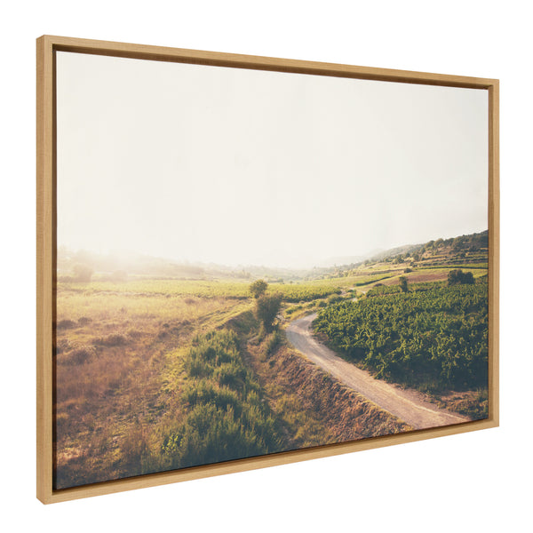 Kate & Laurel Sylvie Leading Towards The Unknown Framed Canvas By Laura Evans