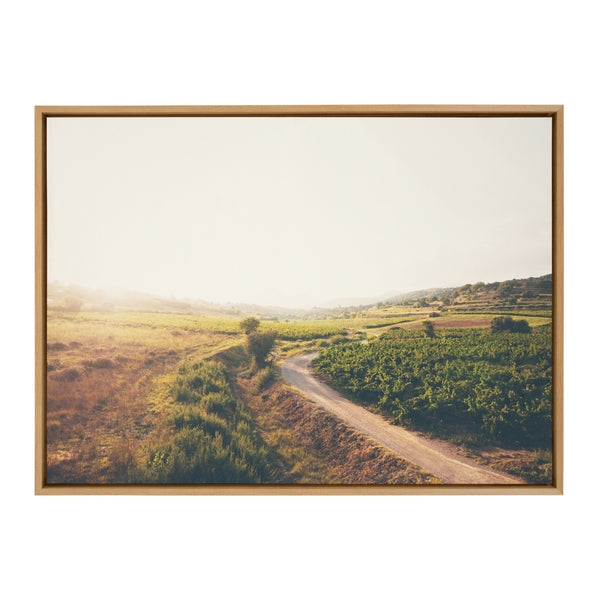 kate & laurel Sylvie Leading Towards the Unknown Framed Canvas by Laura Evans