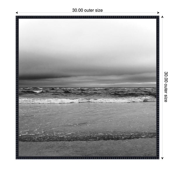 Kate & Laurel Sylvie Life Is A Beach Framed Canvas By Stephanie Klatt