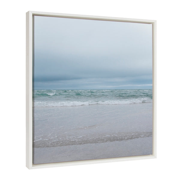 Kate & Laurel Sylvie Lifes A Beach Framed Canvas By Stephanie Klatt
