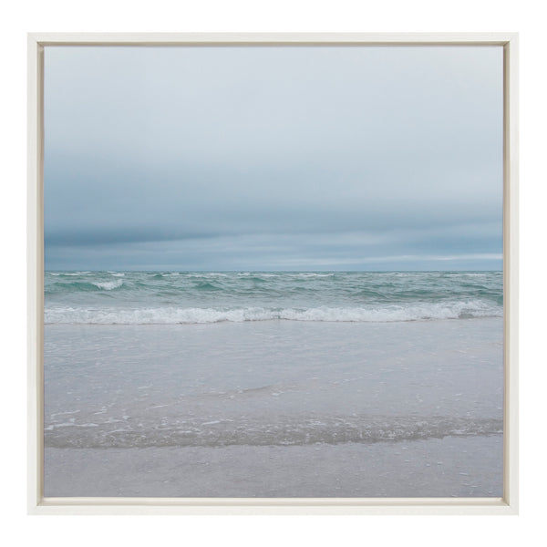 Kate & Laurel Sylvie Lifes A Beach Framed Canvas By Stephanie Klatt