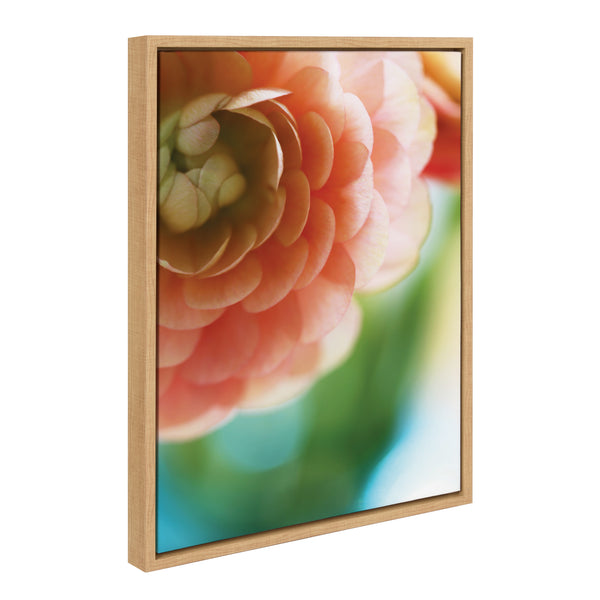 Kate & Laurel Sylvie Light Side Framed Canvas By Alicia Bock