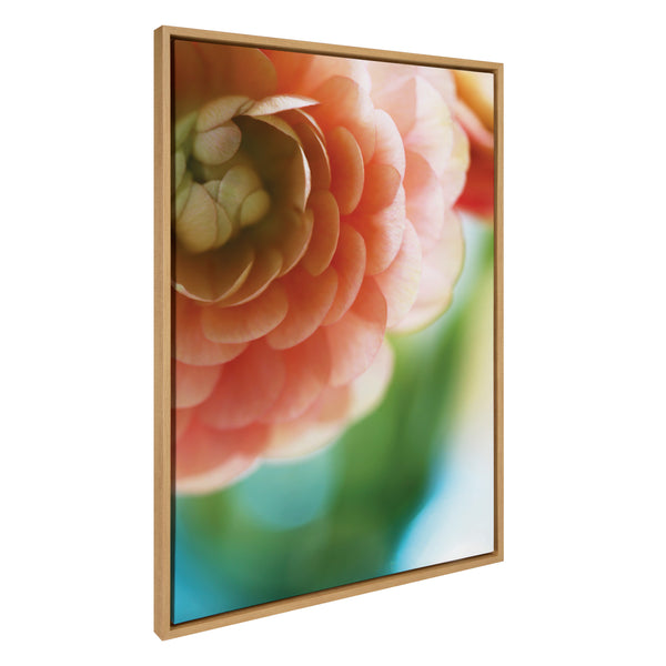 kate & laurel Sylvie Light Side Framed Canvas by Alicia Bock