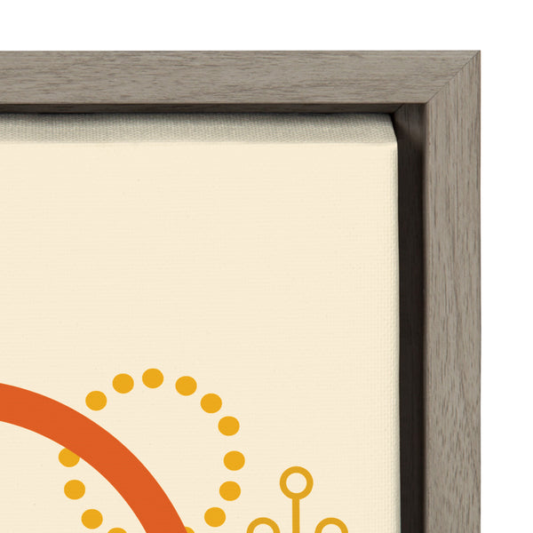 Kate & Laurel Sylvie Love Framed Canvas By Amber Leaders Designs