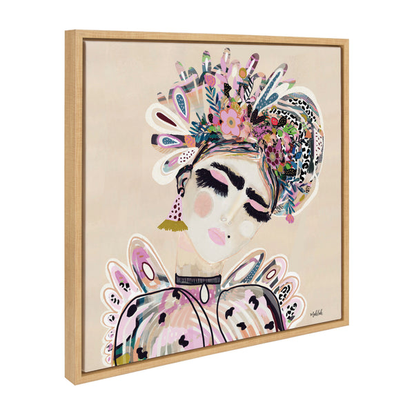 Kate & Laurel Sylvie LuLu Framed Canvas By Inkheart Designs