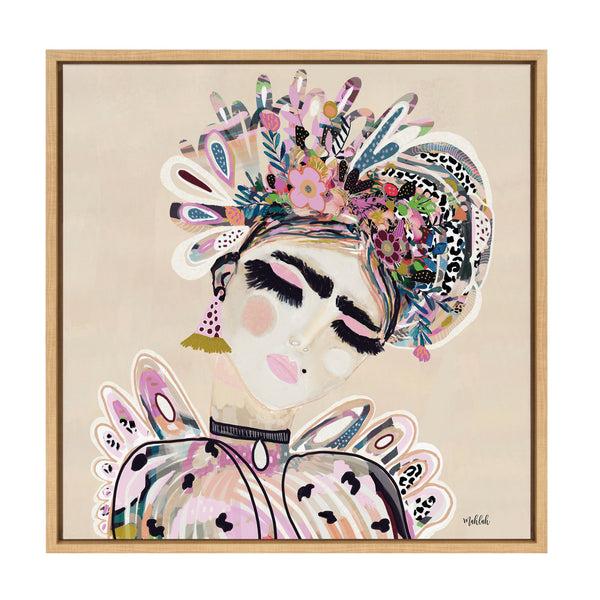 Kate & Laurel Sylvie LuLu Framed Canvas By Inkheart Designs