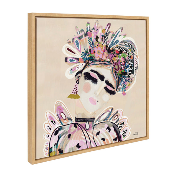 kate & laurel Sylvie LuLu Framed Canvas by Inkheart Designs